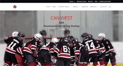 Desktop Screenshot of canwestaaahockey.com